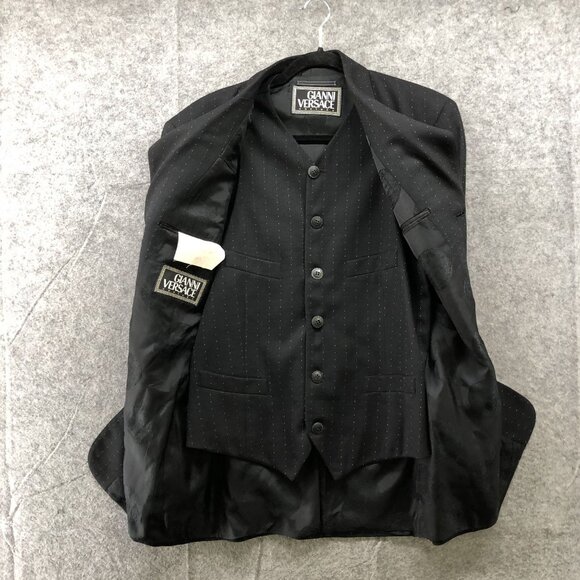 Versace Black Men's Suit - Picture 2 of 14